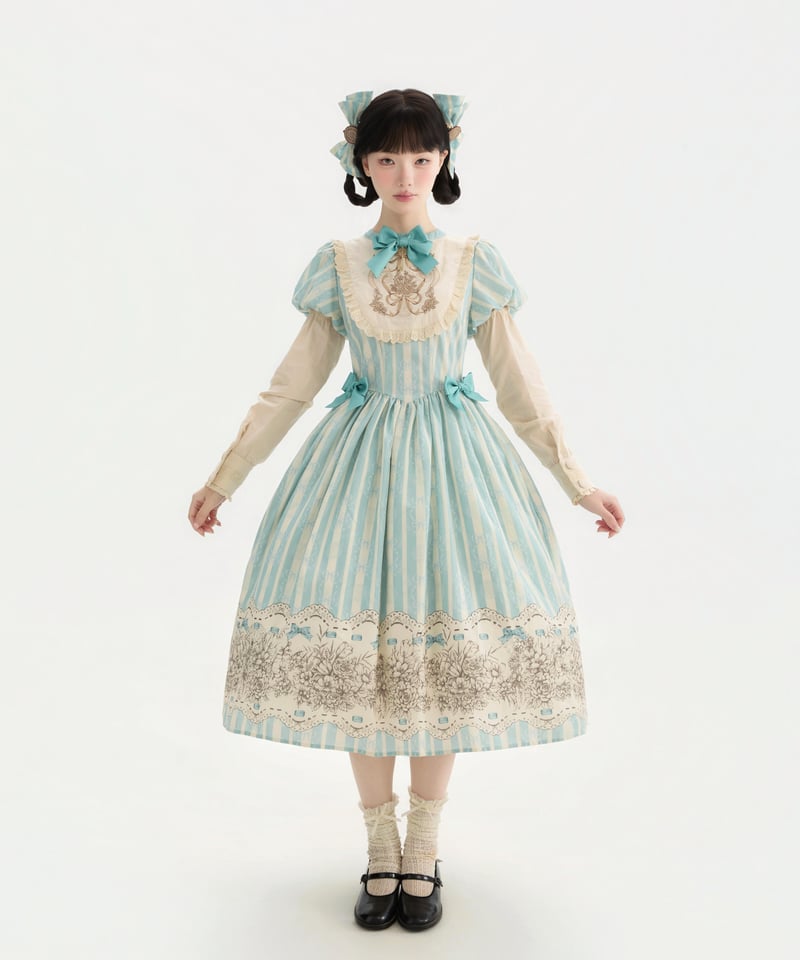 繁花時計2.0」ロングワンピース 【2/20まで】送料無料！ | GIRLISM