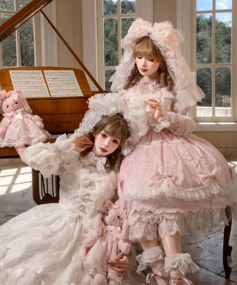 レース人形2.0」刺繍ジャンパースカート【12/25まで】送料無料！ | GIRLISM