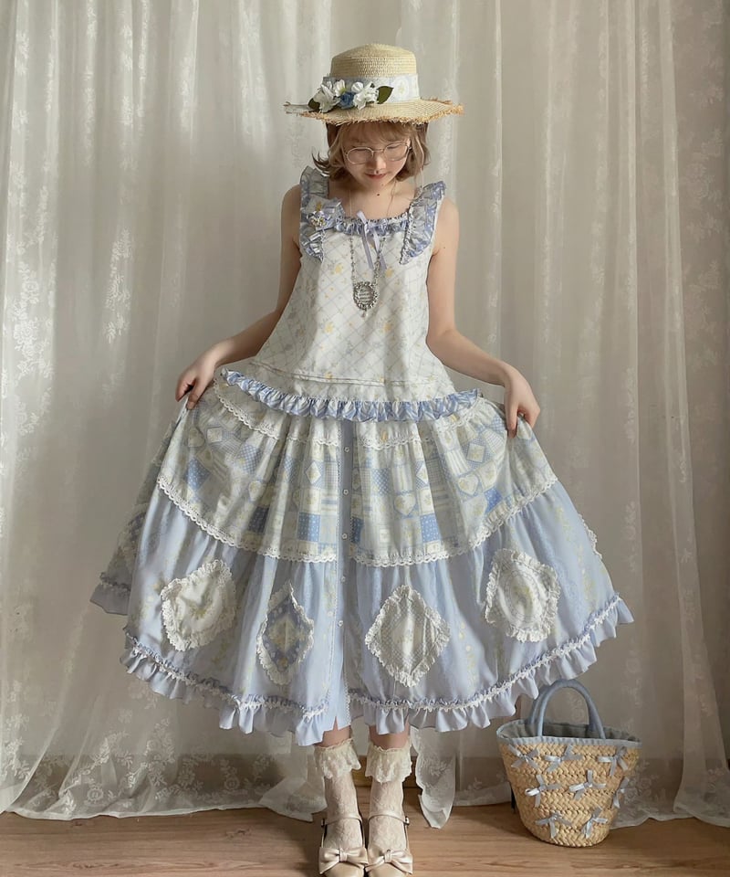 かわいい❤✩.*˚昭和レトロ✩.*˚❤レトロガール❤️パッチワーク