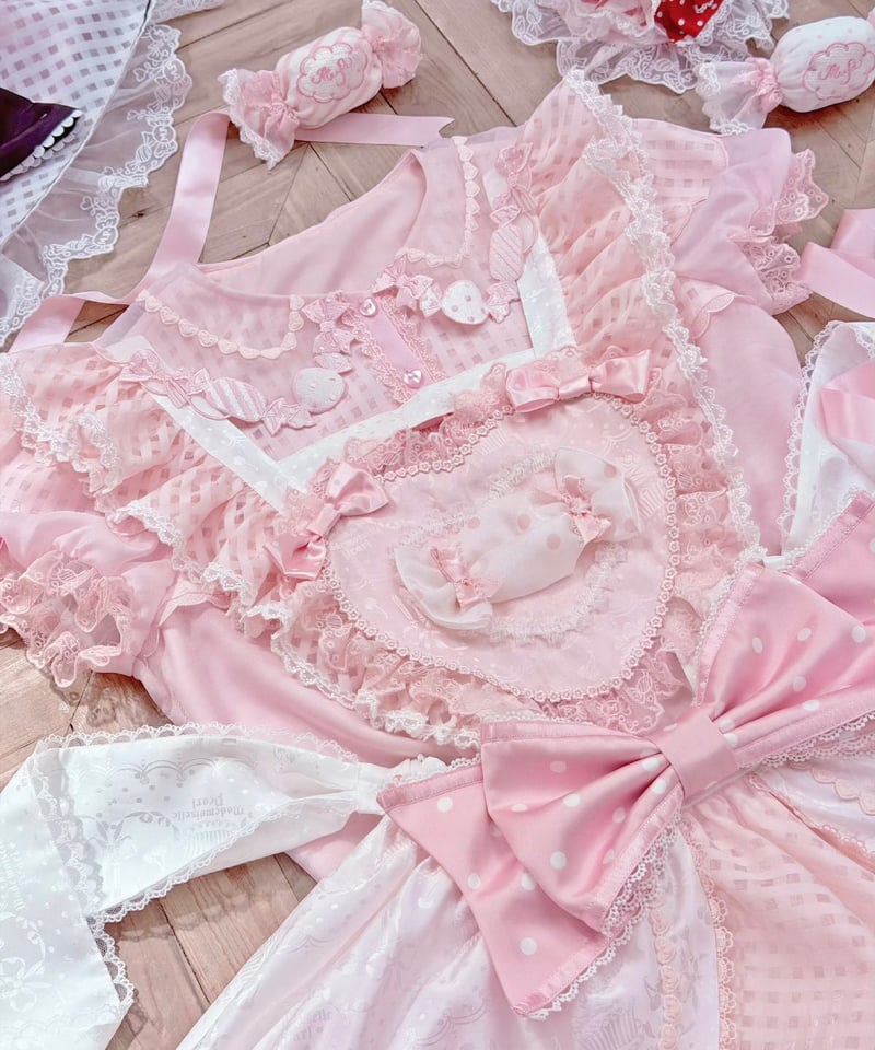 Candy」ハートサロペット＆ブラウス 【12/10まで】送料無料！ | GIRLISM