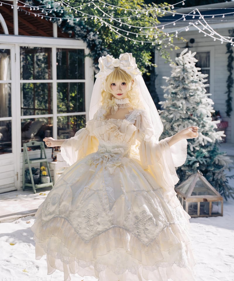 薔薇花傘」ジャンパースカート（ロング）【2/27まで】送料無料！ | GIRLISM