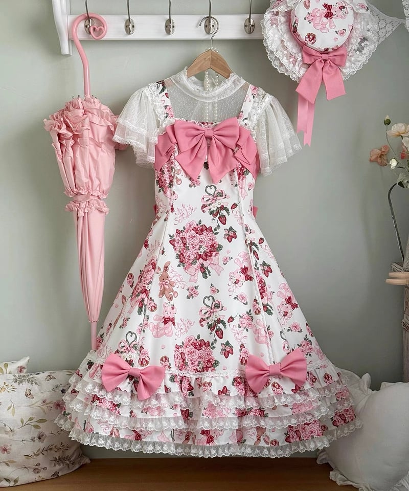 幸せのブーケ」ジャンパースカート 【12/20まで】送料無料！ | GIRLISM