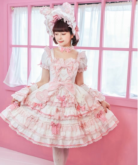「ラビットリボン」青木美沙子コラボドレス（ホワイト）【6/15まで】送料無料！