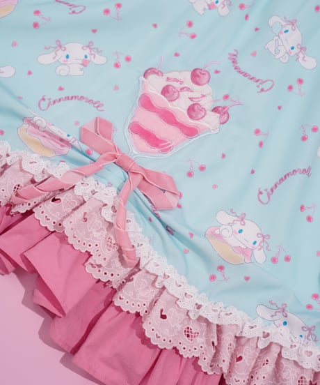 「花箱×サンリオ シナモロール」Cherryワンピース【7/20まで】ロリータ