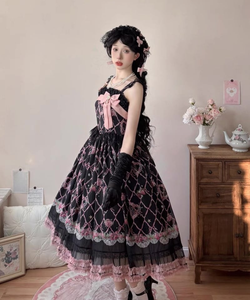 苺ガーデン」ジャンパースカート1型 【5/2まで】送料無料！ | GIRLISM