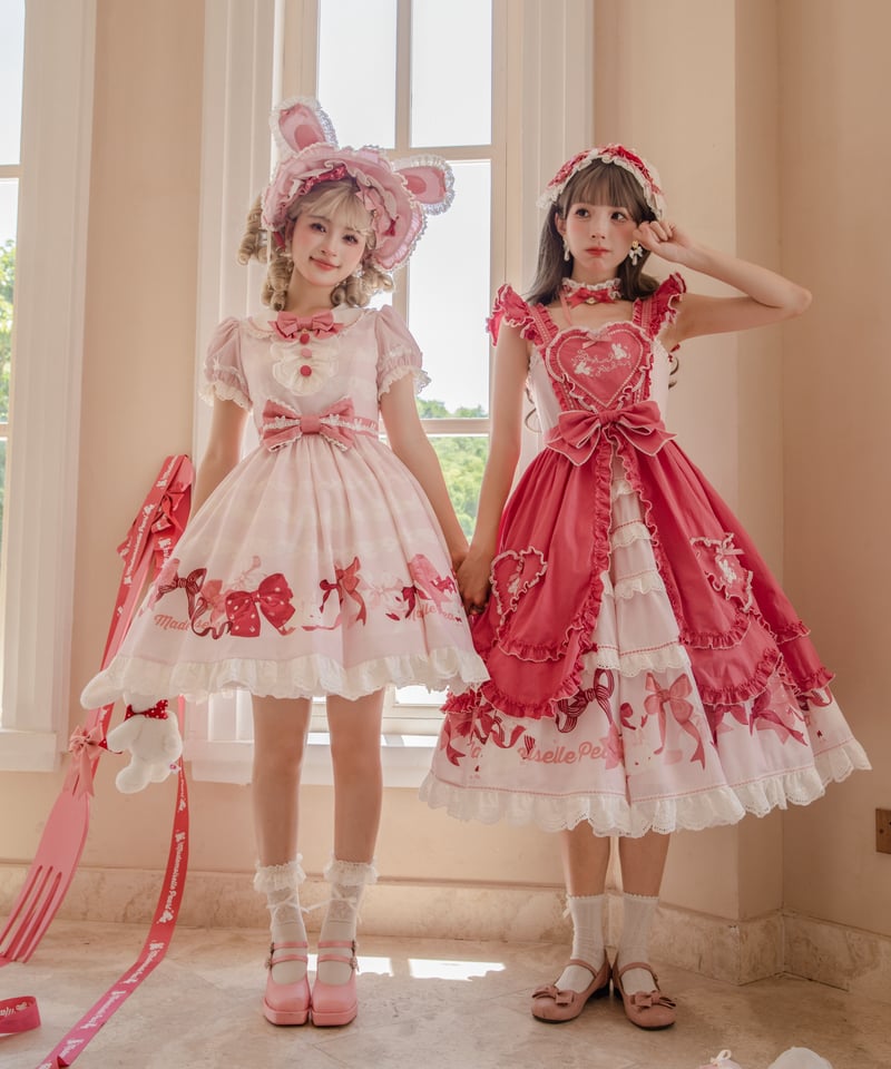 パティスリーボンボンリボンワンピース　ピンク　セット　ヘッドドレス　JSK Pâtissière♡Bonbon Ribbon | BABY, THE STARS SHINE BRIGHT