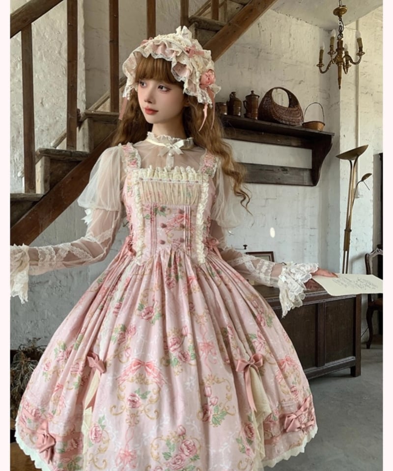 薔薇日記」ジャンパースカート 【6/25まで】送料無料！ | GIRLISM