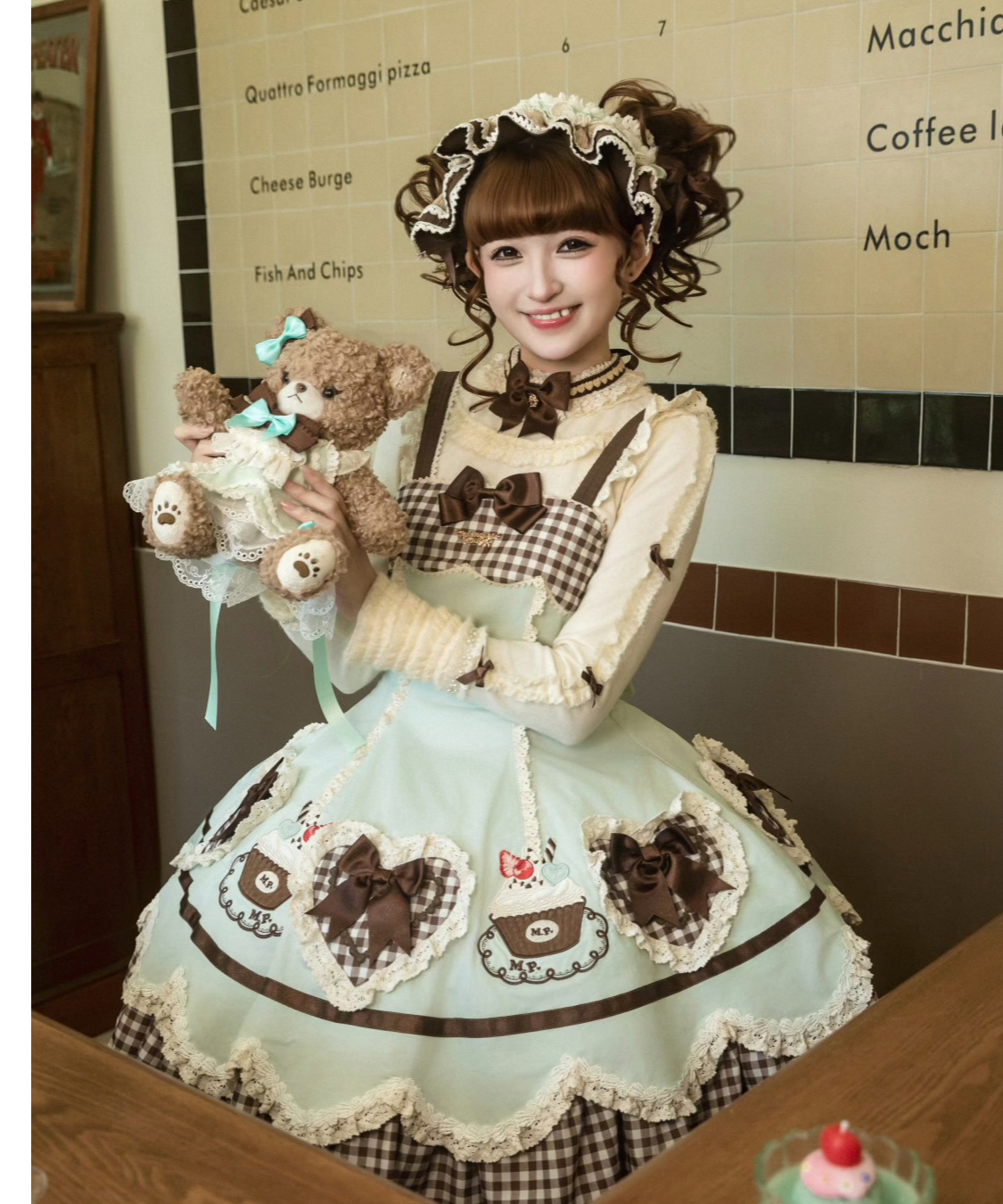 カップケーキ」ジャンパースカート（新色） 【1/28まで】送料無料