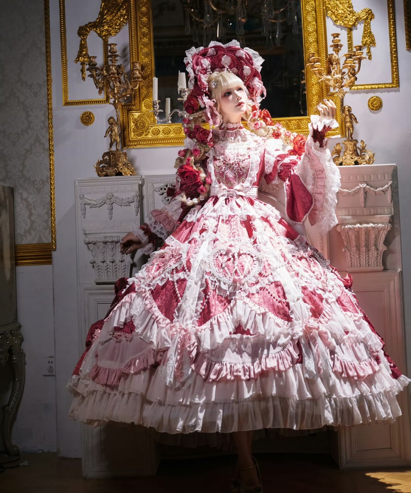 Vintage Cake」双子の苺ドレス 【2/20まで】送料無料！ | GIRLISM