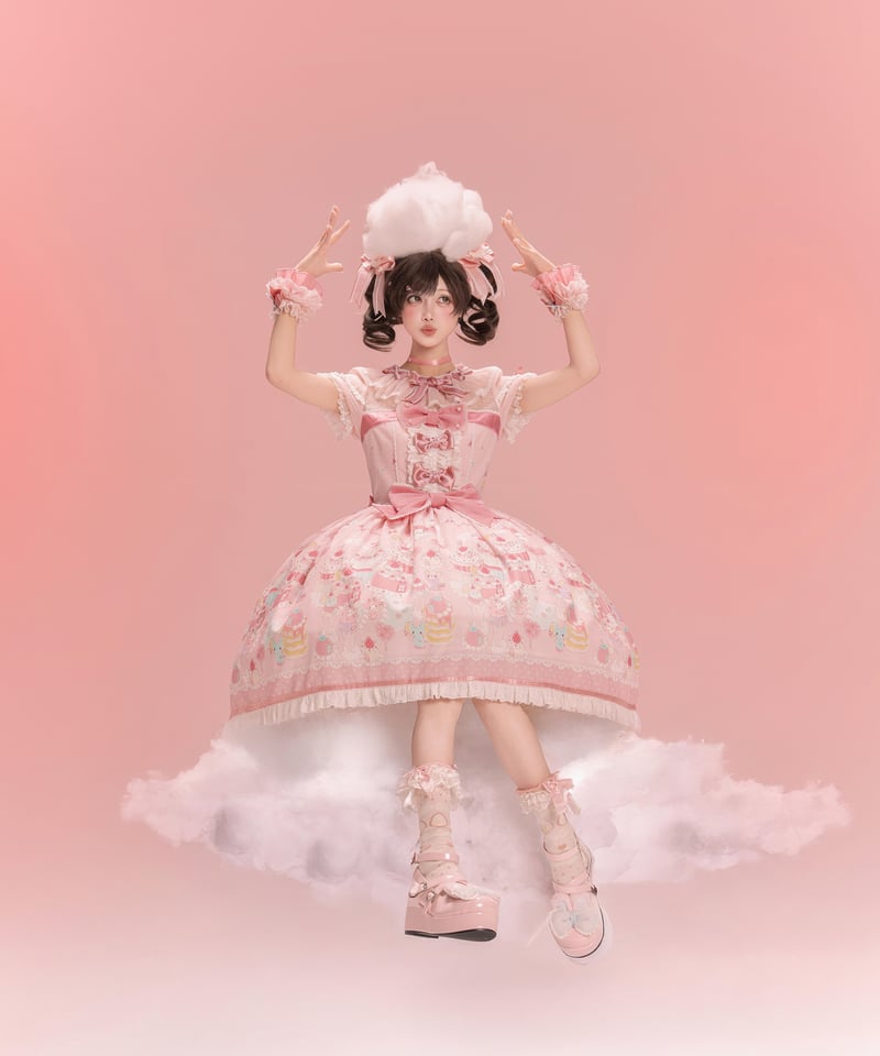 マイメロコラボ」マイメロ柄ワンピース 【3/7まで】送料無料！ | GIRLISM