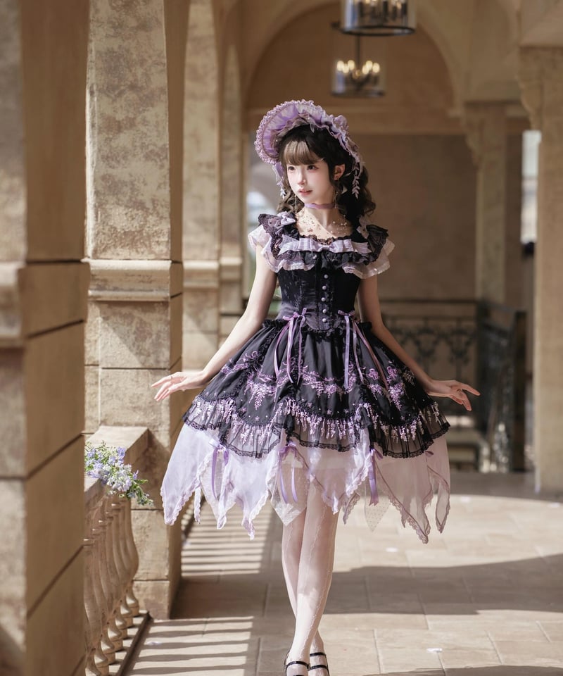 藤の庭」オフショルダーワンピース【5/25まで】ロリータ | GIRLISM