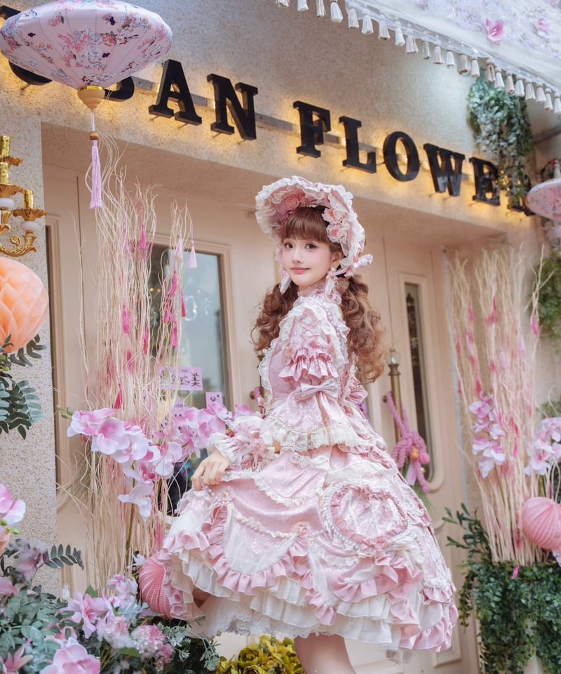 Vintage Cake」ドレス4点フルセット（ピンク） 【2/14まで】送料無料