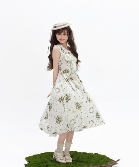 「Clover Rabbit」シンプルジャンパースカート【6/13まで】ロリータ