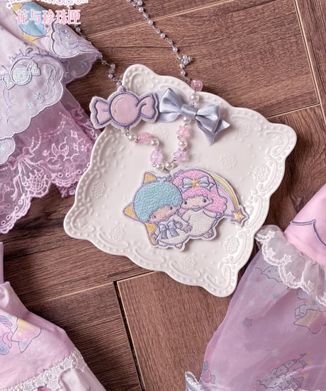 「花箱×サンリオ リトルツインスターズ」小物（ボンネット、ヘッドドレス、他）【7/20まで】ロリータ