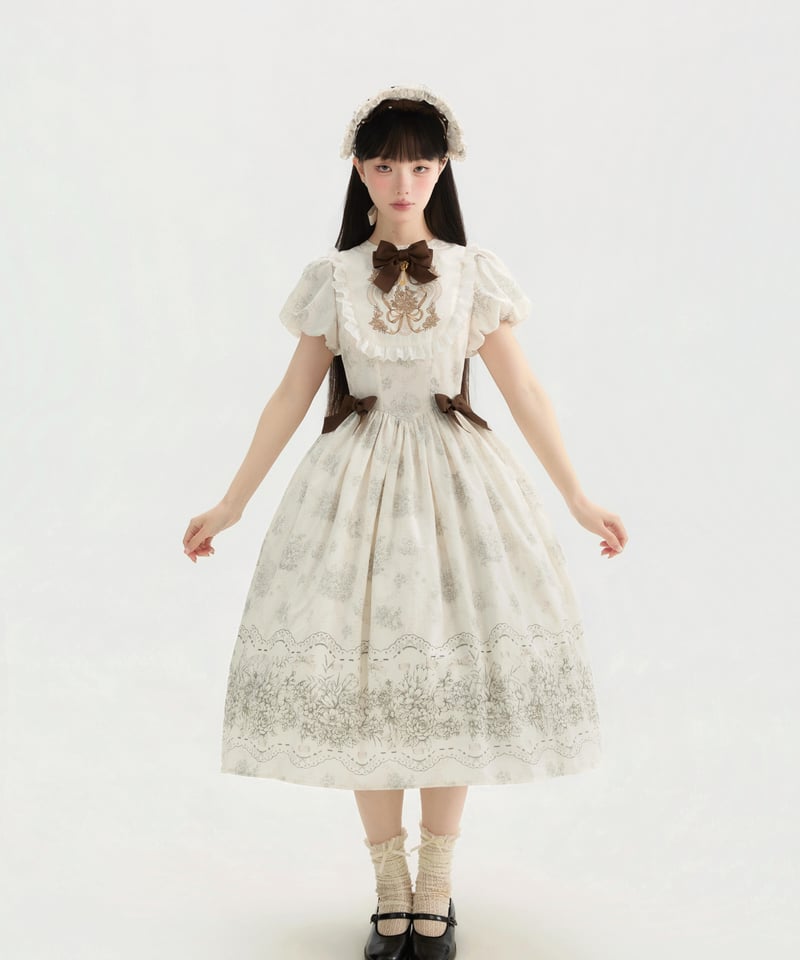 繁花時計2.0」ロングワンピース 【2/20まで】送料無料！ | GIRLISM