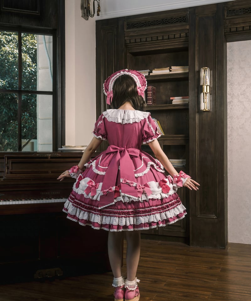 青木美沙子コラボ「ハートコンチェルト」ワンピース＆小物（ローズ