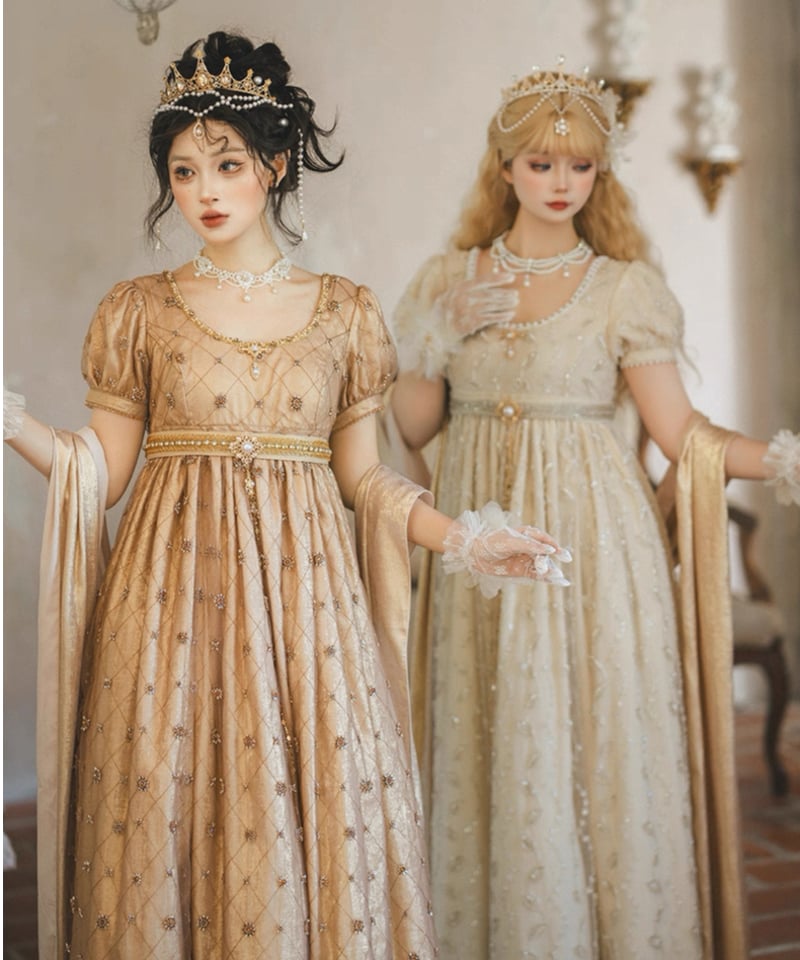 ワンピース SAYO NAGASE SPRING MORNING COLLAB DRESS 夕光」ビース刺繍ワンピース 【8/5まで】送料無料！ | GIRLISM