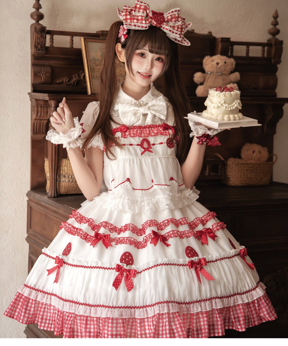 苺天使」ジャンパースカート 【1/2まで】送料無料！ | GIRLISM