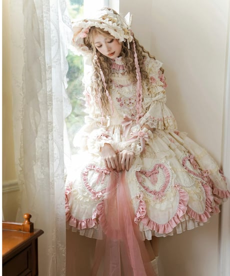 「Vintage Cake」ドレス４点フルセット（生成り） 【2/14まで】送料無料！