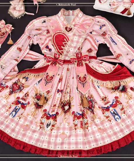 「聖の心」ハート柄長袖ワンピース 【3/25まで】送料無料！