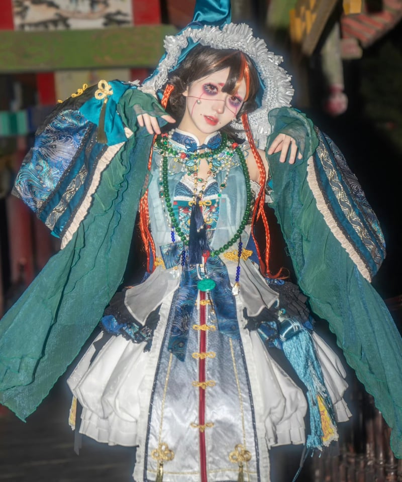 110 120 モナリザ ファミリア キュロット ジャカディ エルサ ドレス