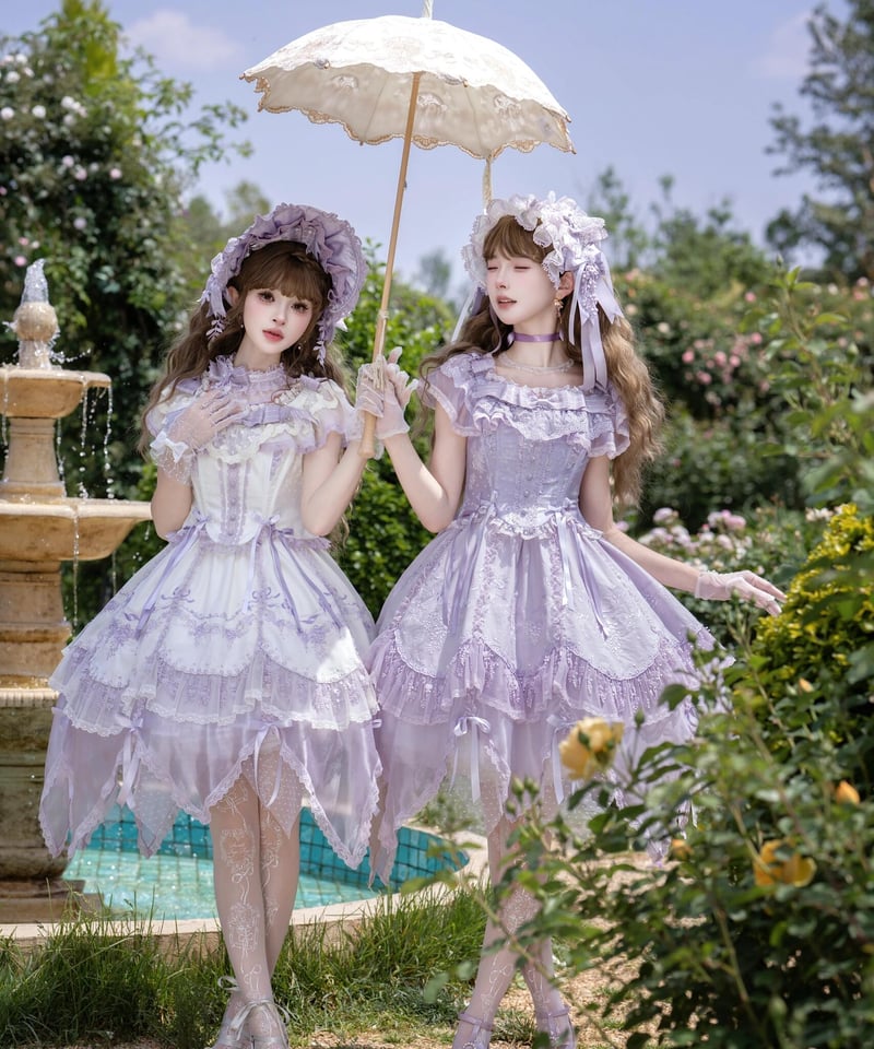 藤の庭」オフショルダーワンピース【5/25まで】ロリータ | GIRLISM