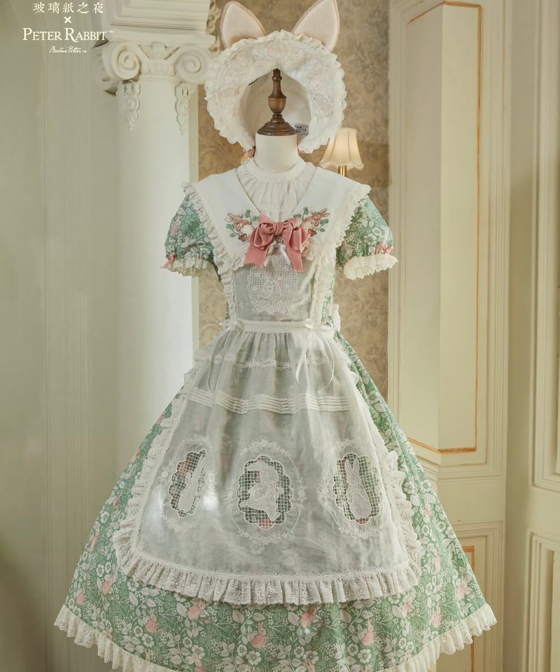 ピーターラビット」襟刺繍ワンピース 【2/22まで】送料無料！ | GIRLISM