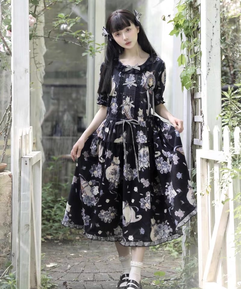 田園猫」ワンピース＆小物 【6/21まで】送料無料！ | GIRLISM