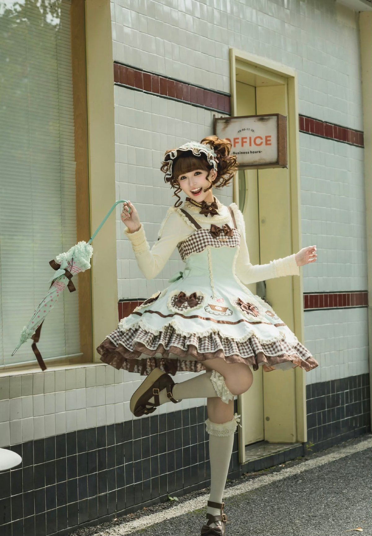 カップケーキ」ジャンパースカート（新色） 【1/28まで】送料無料