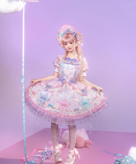 「花箱×サンリオ リトルツインスターズ」Starドレス【7/20まで】ロリータ