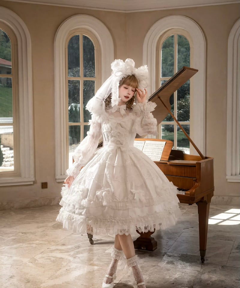 レース人形2.0」刺繍ジャンパースカート【12/25まで】送料無料！ | GIRLISM