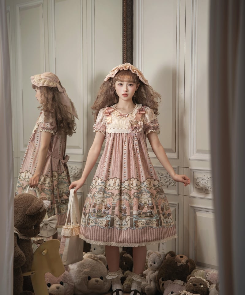 くまちゃんの博物館」ワンピース 【3/7まで】送料無料！ | GIRLISM