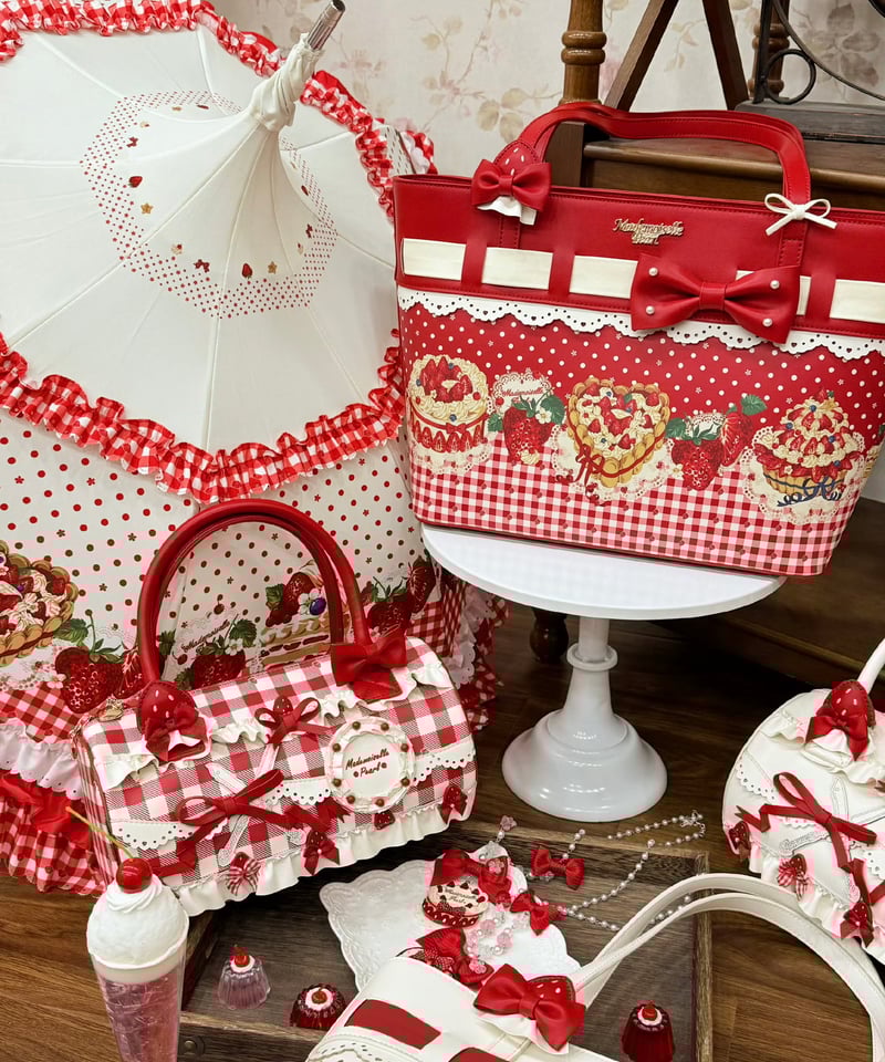 ショートケーキ図鑑」トートバッグ＆ボストンバッグ【11/20まで