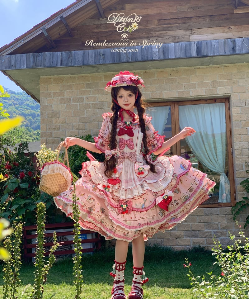 春日の約束」ワンピース＆小物（ピンク） 【6/17まで】ロリータ | GIRLISM