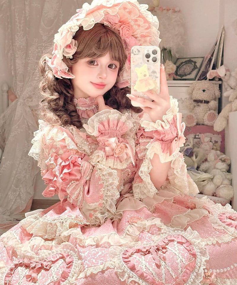 Vintage Cake」ドレス4点フルセット（ピンク） 【2/14まで】送料無料