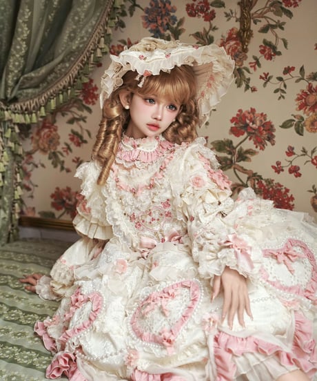 「Vintage Cake」ドレス４点フルセット（生成り） 【2/14まで】送料無料！