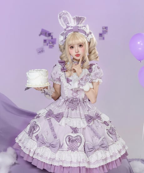 「ラビットリボン3.0」半袖ワンピース 【4/30まで】送料無料！