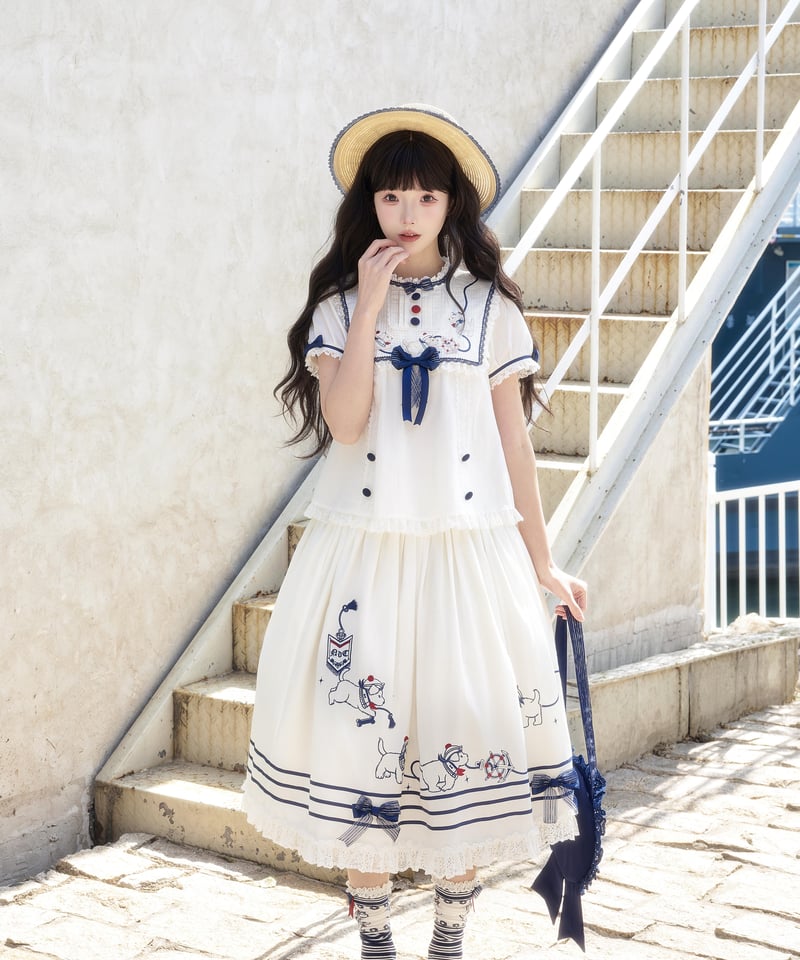 Ocean Voyage」ブラウス＆スカートセット【4/25まで】ロリータ | GIRLISM