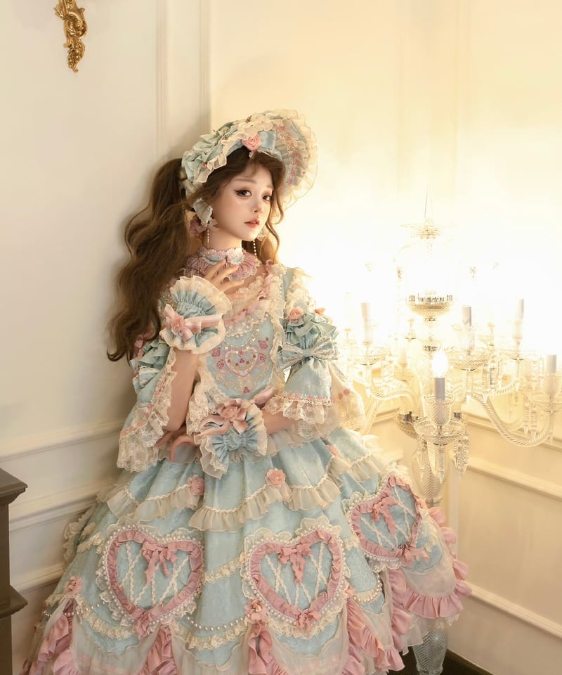 Vintage Cake」ドレス4点フルセット（ミント） 【2/14まで】送料無料