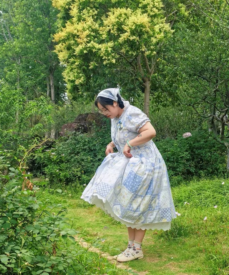 パッチワークガーデン」半袖ワンピース 【7/16まで】送料無料！ | GIRLISM