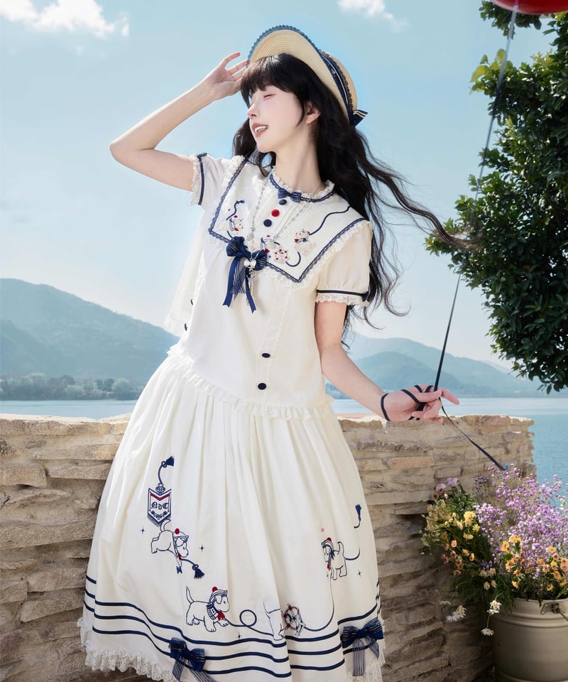あめ様オーダーページです。kisekl 　人魚の涙　妖精さん　ロリータ日和　服 人魚姫の涙 パステルブループリンセスドレス – ロリータファッション