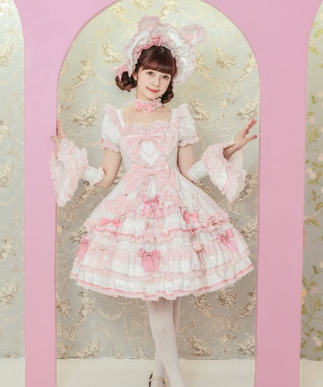 「ラビットリボン」青木美沙子コラボドレス（ホワイト）【6/15まで】送料無料！