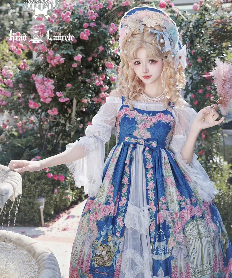 秘密の花園柄ジャンパースカートピンクロリータ 秘密の花園」ジャンパースカート 【7/26まで】送料無料！ | GIRLISM