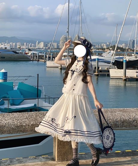 「Ocean Voyage」ブラウス＆スカートセット【4/25まで】ロリータ