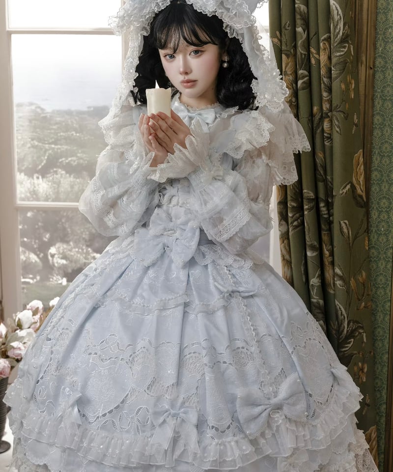 レース人形2.0」刺繍ジャンパースカート【12/25まで】送料無料！ | GIRLISM