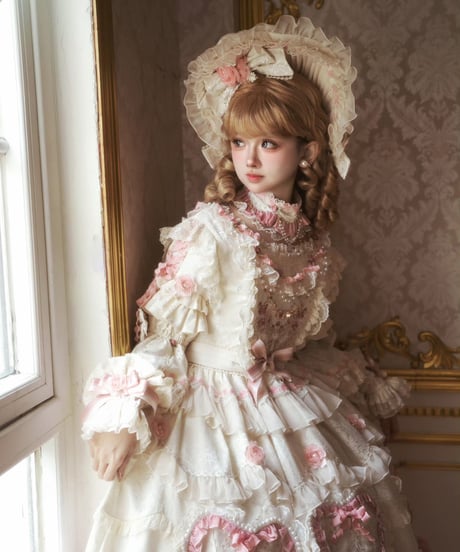 「Vintage Cake」ドレス４点フルセット（生成り） 【2/14まで】送料無料！