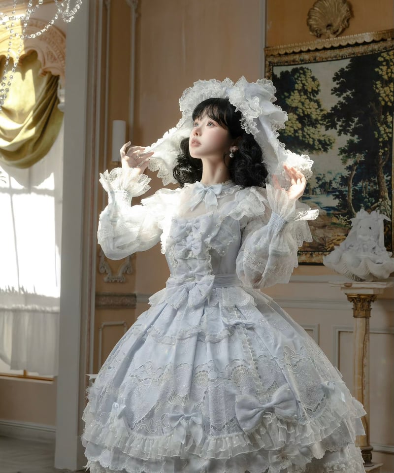 Antique Doll 刺繍レースのジャンパースカート レース人形2.0」刺繍ジャンパースカート【12/25まで】送料無料！ | GIRLISM