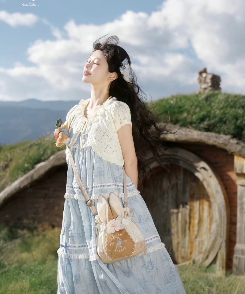 ピーターラビット」ロングジャンパースカート 【2/22まで】送料無料