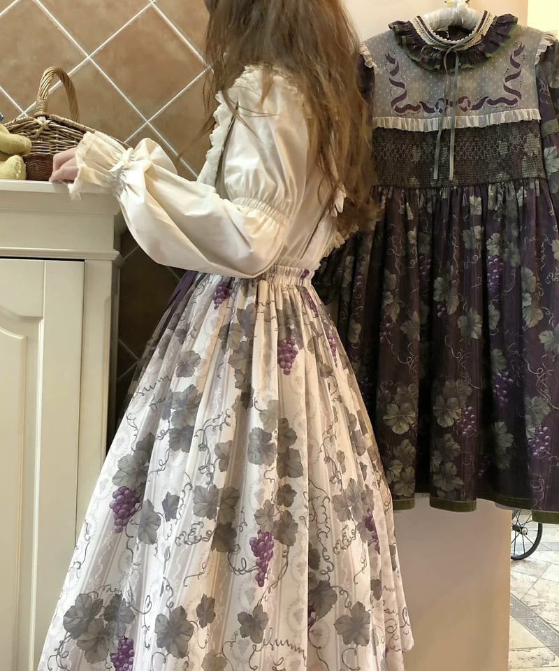 仲夏物語 ロワールの葡萄園 セーラー襟 ワンピース ジャンパースカート