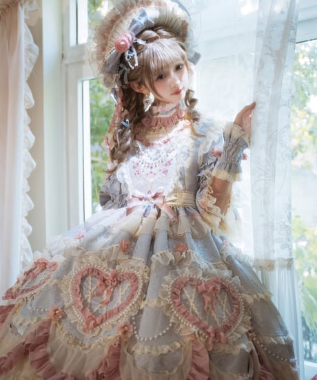 「Vintage Cake」ドレス４点フルセット（サックス） 【2/14まで】送料無料！